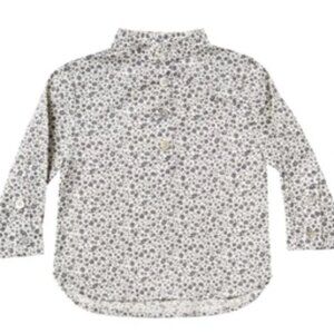 Rylee + Cru long sleeve mason shirt - flower field size 6-12M